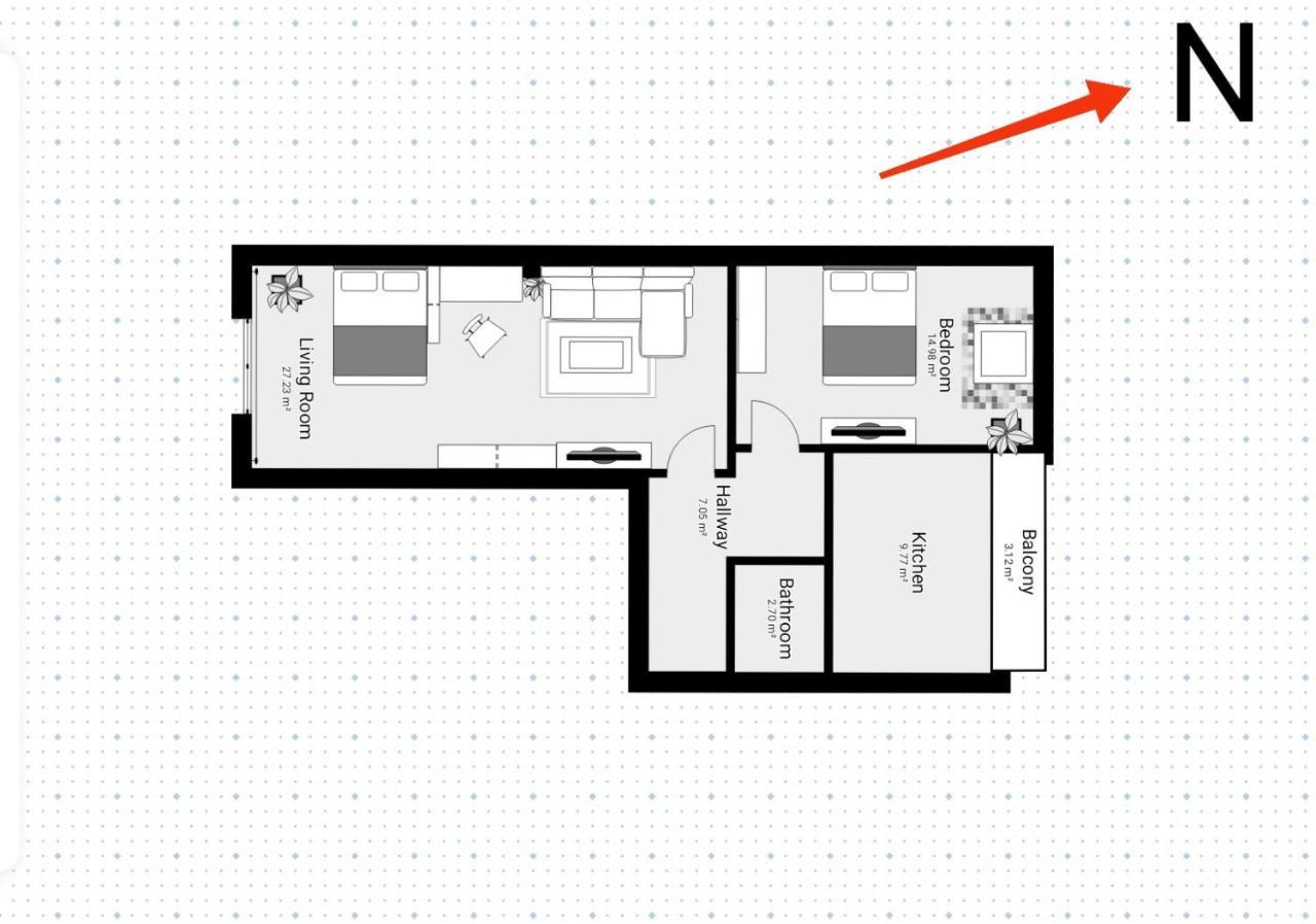 Ferienwohnung The Red Point Warna Exterior foto